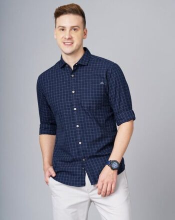 Ombre-Dyed Slim Fit Shirt