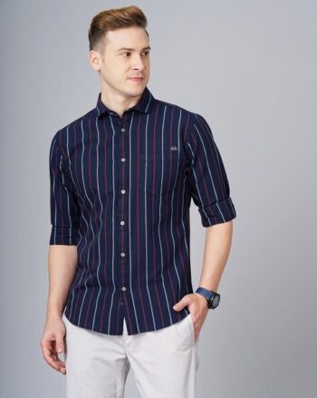 Men Printed Slim Fit Shirt