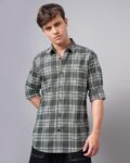 Men Regular Fit Shirt with Button Closure