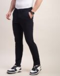 Men Mid-Rise Linen Trouser Pants