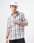 Slim Fit Stretchable Shirt with Logo