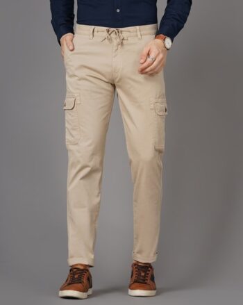 Men Baggy Fit Cargo Pants with Flap Pockets