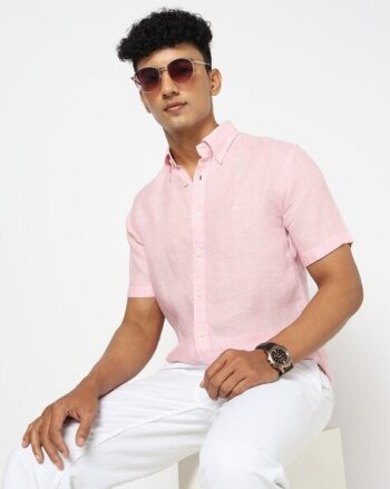 Long Sleeves Oxford Button-Down Shirt
