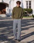 Men Stripes Relaxed Fit Trousers