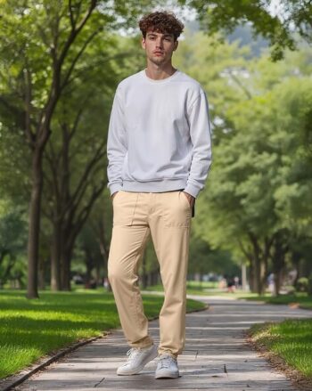 BI Stretch Trousers with Inner Elastic