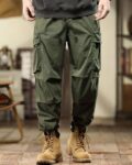 Self-design Straight Fit Trousers