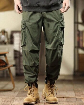 Self-design Straight Fit Trousers