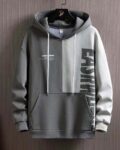Men Regular Fit Hoodie with Drawstrings & Kangaroo Pockets