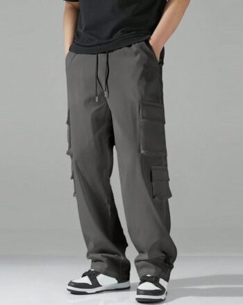 Relaxed Fit Flat-Front Trousers