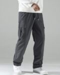 Slim Fit Flat-Front Trousers