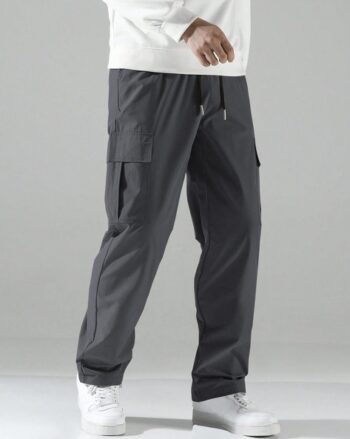 Slim Fit Flat-Front Trousers