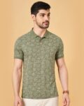 Men Floral Slim Fit T-Shirt
