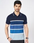 Men Stripes Slim Fit T-Shirt