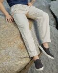 Slim Fit Flat-Front Chinos