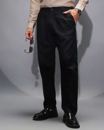 Non-stretch Straight Fit Trousers