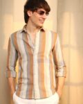 Men Geometric Print Slim Fit Shirt