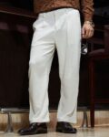 Men Loose Fit Flat-Front Cargo Pants