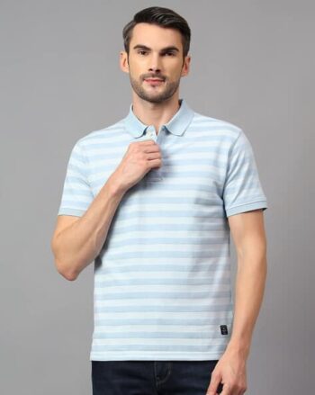 Stripes Regular Fit Polo T-shirt