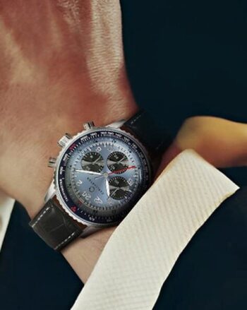 Men Legacy-9988-Blue-Black Analogue Watch with Tang Buckle