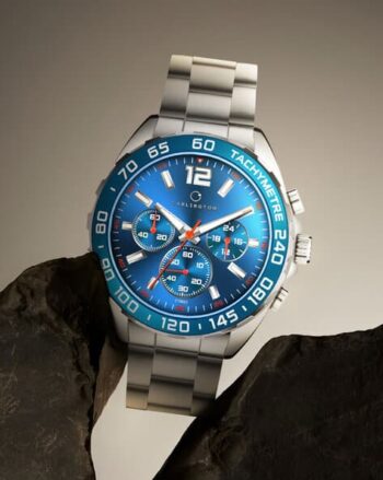 Men Water-Resistant Chronograph Watch - Legacy 9922