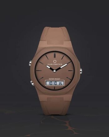 Men Digital Wrist Watch - Endurance 9145 Brown