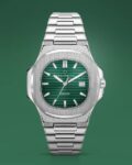 Men Analogue Watch with Stainless Steel Strap-Exclusive 8822 Green