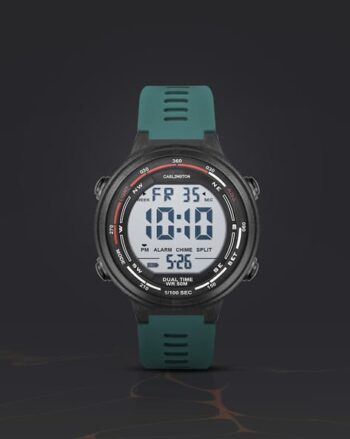 Men Digital Wrist Watch - Endurance 9120 Teal