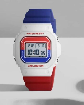 Men Digital Wrist Watch - Junior 718 White
