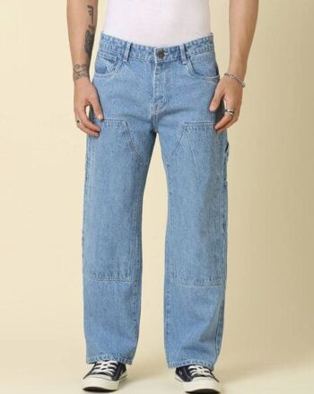 Men Flexi Waist Full Length Jeans