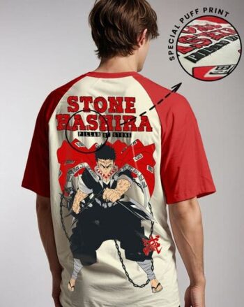 Men Cartoon Print Oversized Fit T-Shirt