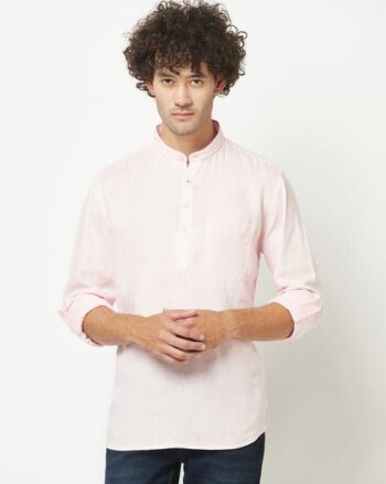 Short Kurta with Patch Pocket