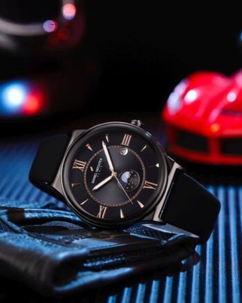Men Analogue Watch with Silicone Strap - DHM1012