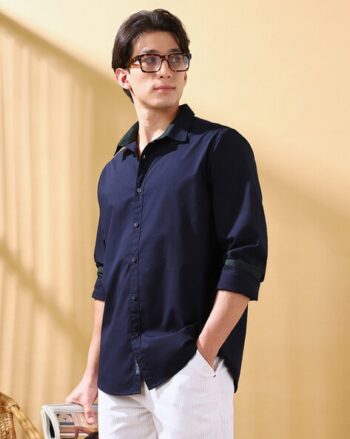 Men Striped Tailored Fit Shirt