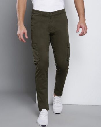 Men Loose Fit Cargo Trousers