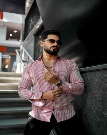 Checked Slim Fit Shirt