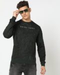 Men Self-design Sweatshirt