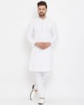 Long Kurta with Mandarin Collar