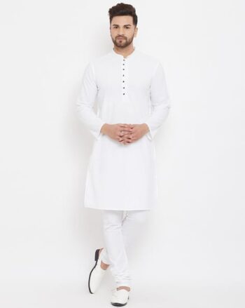 Long Kurta with Mandarin Collar