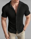 Men Checked Regular Fit Over Shirt with Flap Pocket