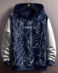 Men Oversized Fit Hoodie with Kangaroo Pockets