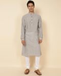 Long Kurta with Mandarin Collar