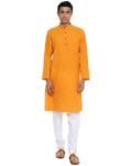 fabindia_orange_band-collar_shirt_kurta.jpg