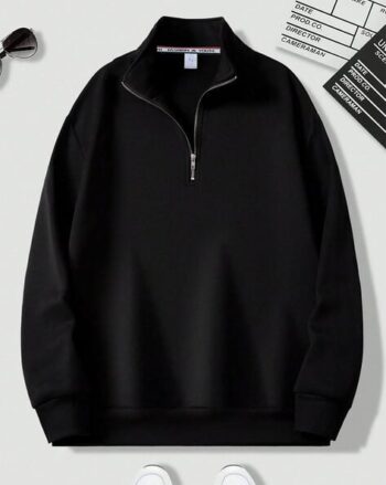 Typographic Print Slim Fit Hoodie