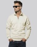 Men Slim Fit Crew-Neck Sweatshirt