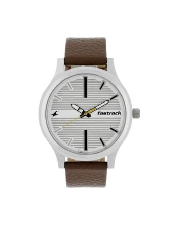 Men Fundamentals Water-Resistant Analogue Watch-NT38051SL01