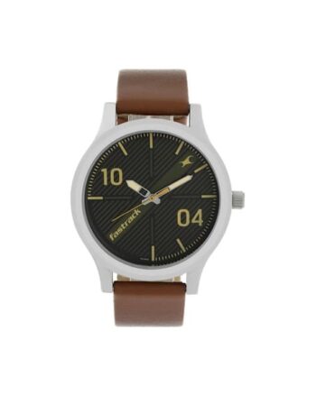 Men Water-Resistant Analogue Watch-NT38051SL02