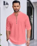 Men Mandarin Collar Regular Fit Short Kurta