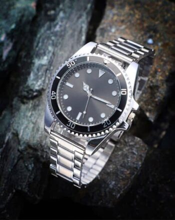 Men Analogue Watch with Metallic Strap-SS25-FAWC1019