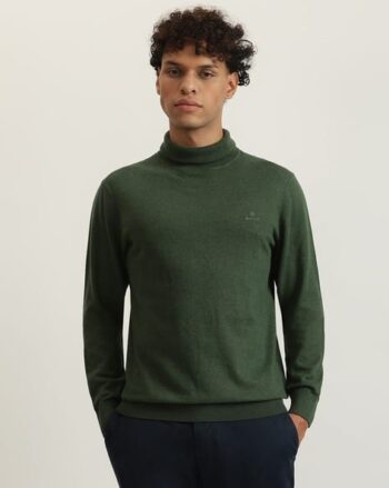 Men Regular Fit Hoodie with Kangaroo Pocket