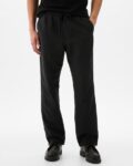 Smart Wide-Leg Plisse Trousers